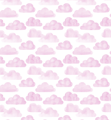 Verduisterend stoffen rolgordijn in de kleur roze wolken