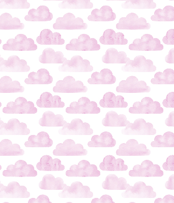 Verduisterend stoffen rolgordijn in de kleur roze wolken