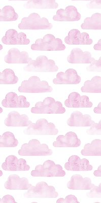 Verduisterend stoffen rolgordijn in de kleur roze wolken