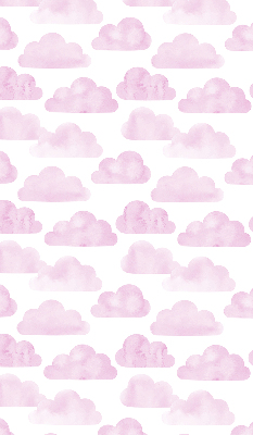 Verduisterend stoffen rolgordijn in de kleur roze wolken