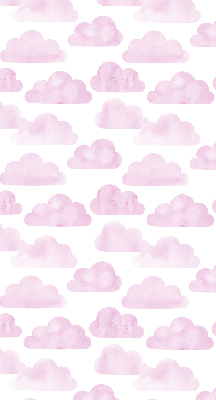 Verduisterend stoffen rolgordijn in de kleur roze wolken