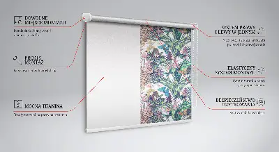 Verduisterend binnengordijn met vlinders op bloemen
