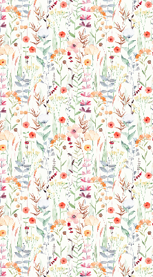 Verduisterend raamrolgordijn voor binnen met kleurrijke bloemen