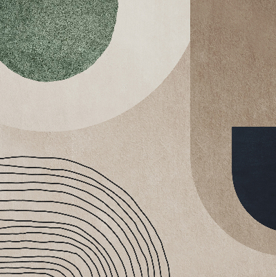 Verduisterend binnengordijn in abstracte stijl