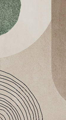 Verduisterend binnengordijn in abstracte stijl