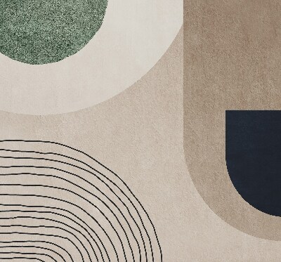 Verduisterend binnengordijn in abstracte stijl