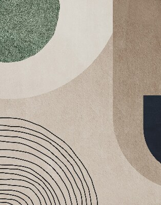 Verduisterend binnengordijn in abstracte stijl