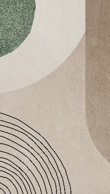 Verduisterend binnengordijn in abstracte stijl