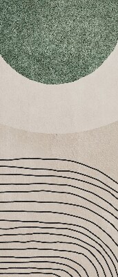 Verduisterend binnengordijn in abstracte stijl