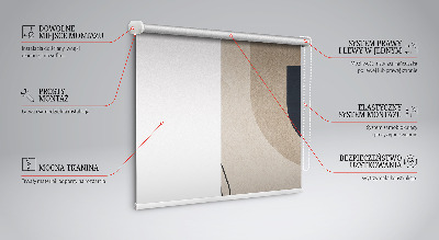 Verduisterend binnengordijn in abstracte stijl