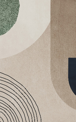 Verduisterend binnengordijn in abstracte stijl