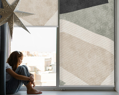 Verduisterend raamrolgordijn voor binnen abstractie