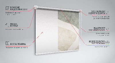 Verduisterend raamrolgordijn voor binnen abstractie