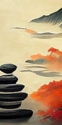 Verduisterend stoffen rolgordijn in de kleur berg
