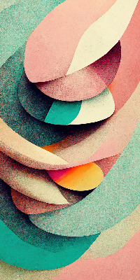 Verduisterend binnengordijn abstractie