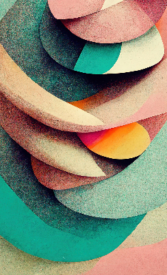 Verduisterend binnengordijn abstractie