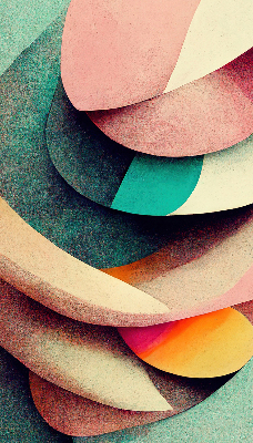 Verduisterend binnengordijn abstractie