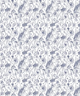 Verduisterend rolgordijn voor balkondeur in de kleur Wilde bloemen