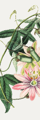 Verduisterend rolgordijn voor raam in roze bloemmotief