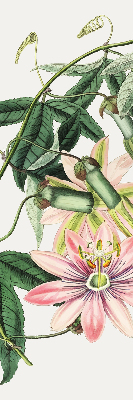 Verduisterend rolgordijn voor raam in roze bloemmotief