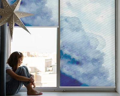 Verduisterend binnengordijn met wolkenprint