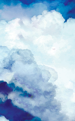 Verduisterend binnengordijn met wolkenprint