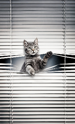 Verduisterend binnengordijn kat