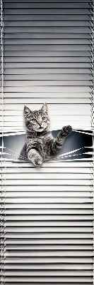 Verduisterend binnengordijn kat
