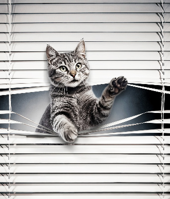 Verduisterend binnengordijn kat