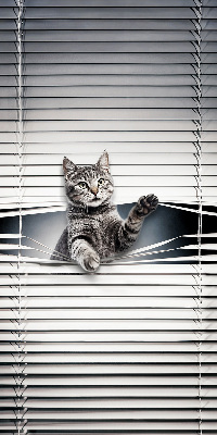 Verduisterend binnengordijn kat