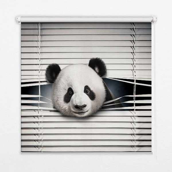 Binnenshuis verduisterend rolgordijn panda
