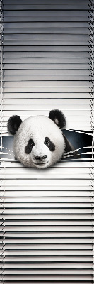 Binnenshuis verduisterend rolgordijn panda
