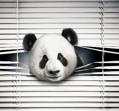 Binnenshuis verduisterend rolgordijn panda