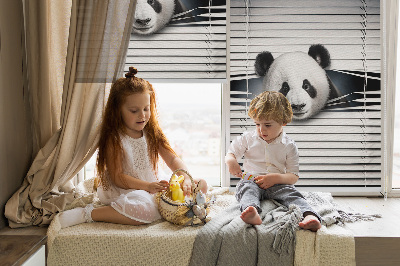 Binnenshuis verduisterend rolgordijn panda