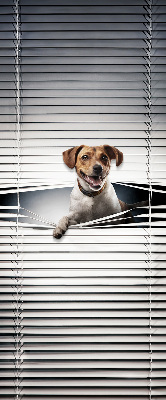 Verduisterend stoffen rolgordijn hond