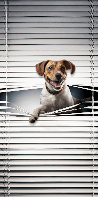 Verduisterend stoffen rolgordijn hond