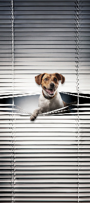 Verduisterend stoffen rolgordijn hond