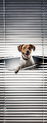 Verduisterend stoffen rolgordijn hond