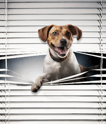 Verduisterend stoffen rolgordijn hond