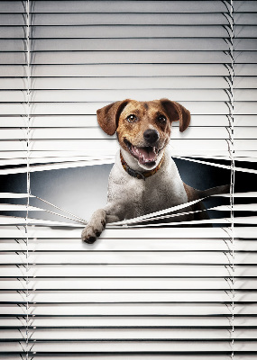 Verduisterend stoffen rolgordijn hond