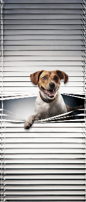 Verduisterend stoffen rolgordijn hond