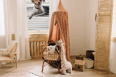 Verduisterend stoffen rolgordijn hond