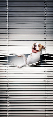 Verduisterend rolgordijn voor raam hond