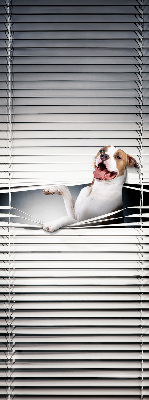 Verduisterend rolgordijn voor raam hond