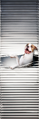 Verduisterend rolgordijn voor raam hond