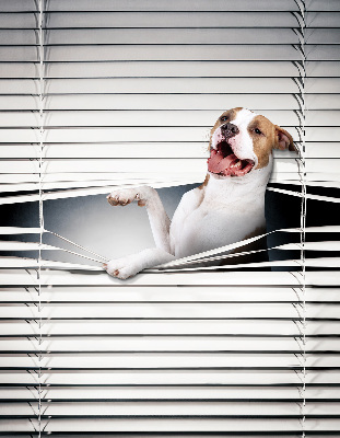 Verduisterend rolgordijn voor raam hond