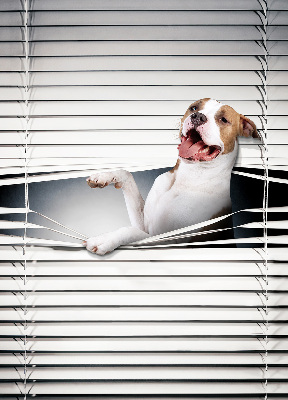 Verduisterend rolgordijn voor raam hond
