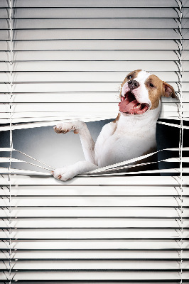 Verduisterend rolgordijn voor raam hond