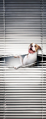Verduisterend rolgordijn voor raam hond