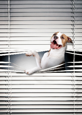 Verduisterend rolgordijn voor raam hond